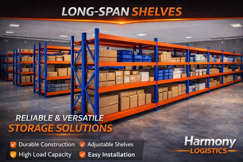 Long Span Racking System | Heavy Duty Longspan Shelving KSA