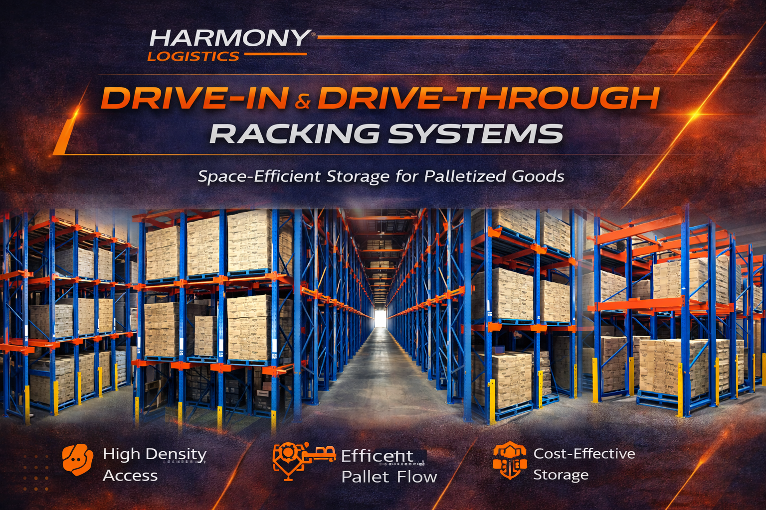 Drive In Drive Through Racking System, High-Density Racks KSA