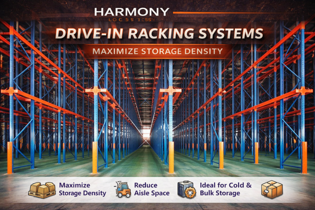 Drive In Drive Through Racking System, High-Density Racks KSA